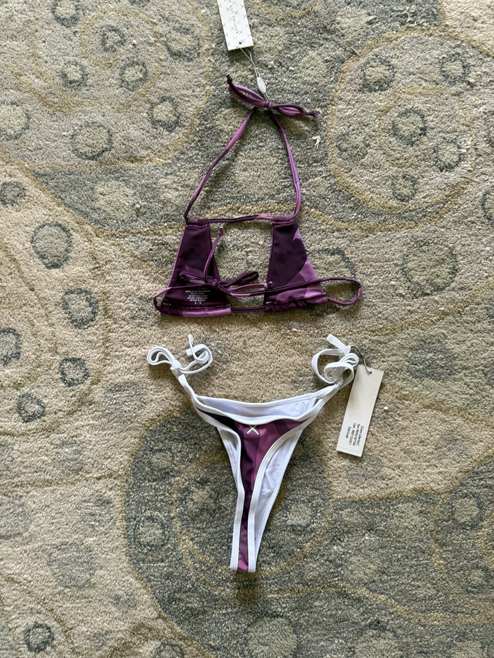 Boutine LA Violet Camo Profile Bottom & Violet Camo See-Saw Top - Picture 4 of 5